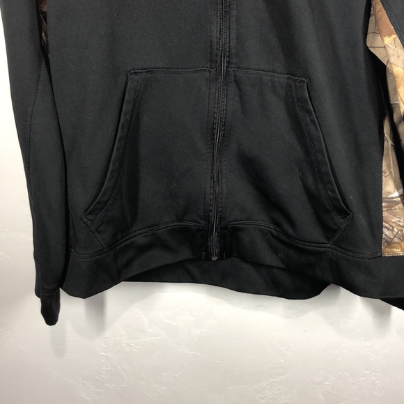 Toro black and camouflage zip up hooded sweatshirt size large - Picture 3 of 11